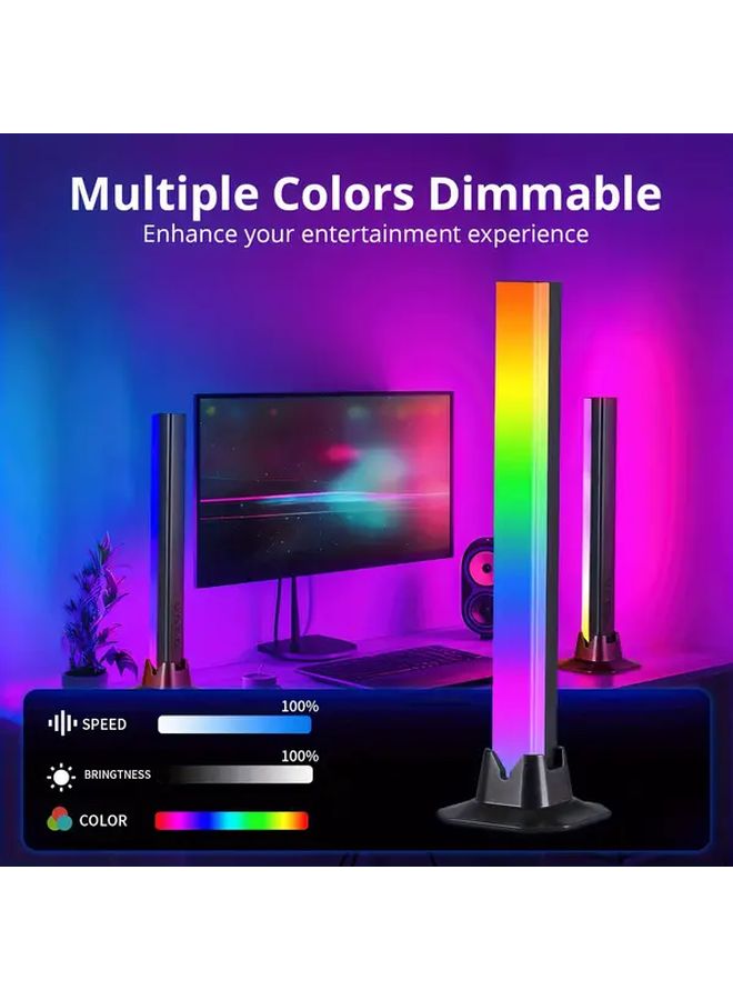 Smart LED Bar RGBIC Ambient Light Music Sync USB Powered Remote Controlled 32cm - Image 2